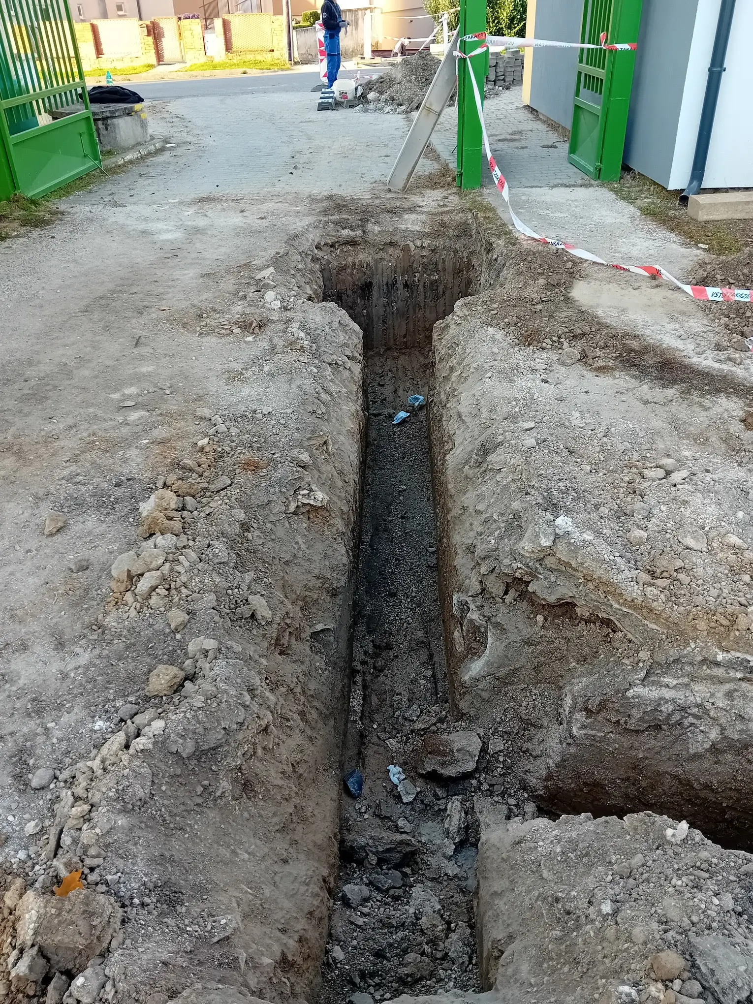 Realizácia kanalizačnej prípojky – Bowling centrum