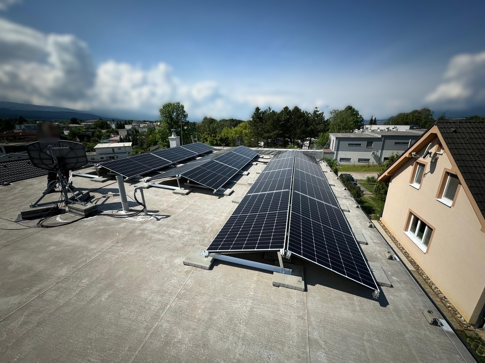 Realizácia fotovoltiky na rodinný dom s výkonom 10kWp